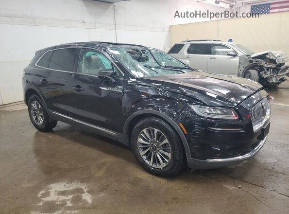 2LMPJ6K95MBL15634 2021 LINCOLN NAUTILUS Черный Передняя правая четверть