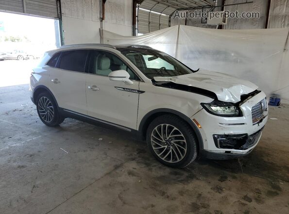 2LMPJ8K93LBL30790 2020 LINCOLN NAUTILUS White Delantero derecho
