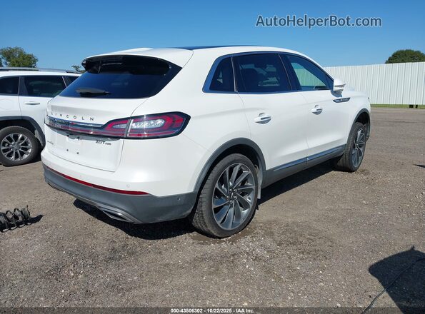 2LMPJ8K95LBL02473 2020 LINCOLN NAUTILUS White Trasero derecho