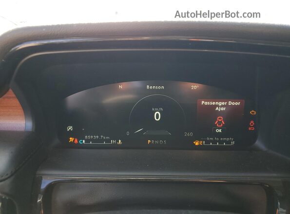 2LMPJ8K97MBL01536 2021 LINCOLN NAUTILUS Black Instrument cluster view