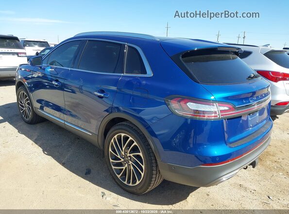 2LMPJ8KP0LBL28087 2020 LINCOLN NAUTILUS Синий Задняя левая четверть