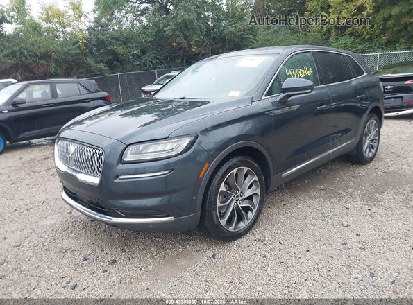 2LMPJ8KP2NBL15120 2022 LINCOLN NAUTILUS Синий Передняя левая четверть