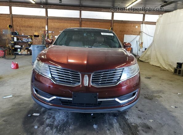2LMPJ8LP3GBL29092 2016 LINCOLN MKX Brown წინა ხედი