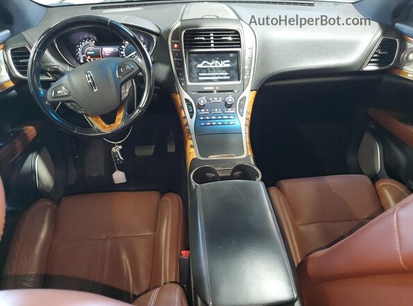2LMPJ8LP3GBL29092 2016 LINCOLN MKX Brown წინა პანელის ხედი
