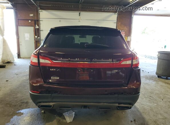 2LMPJ8LP3GBL29092 2016 LINCOLN MKX Brown უკანა ხედი