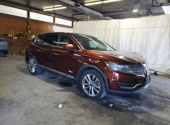 2LMPJ8LP3GBL29092 2016 LINCOLN MKX Brown წინა მარჯვენა