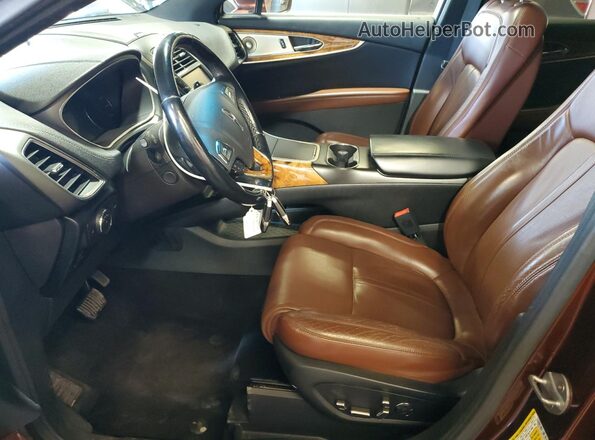 2LMPJ8LP3GBL29092 2016 LINCOLN MKX Brown წინა სალონის ხედი