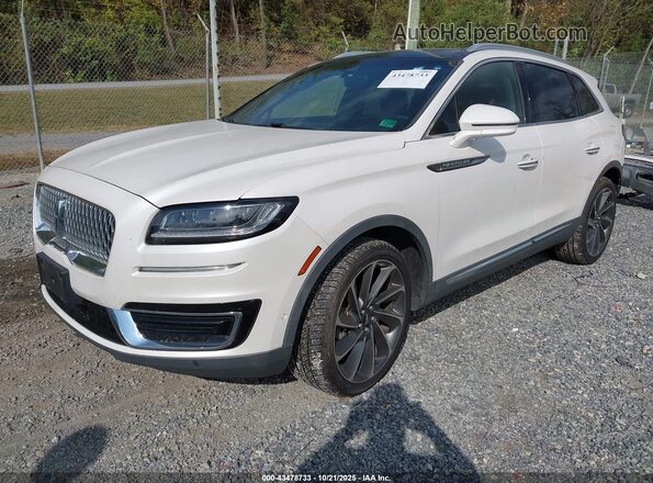 2LMPJ8LP6KBL10920 2019 LINCOLN NAUTILUS White Przód lewy