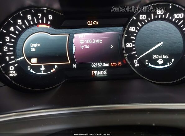 2LMTJ8LP8GBL52043 2016 LINCOLN MKX White Widok tylnych siedzeń