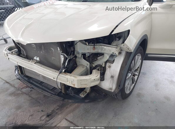 2LMTJ8LP8GBL52043 2016 LINCOLN MKX White Widok z przodu