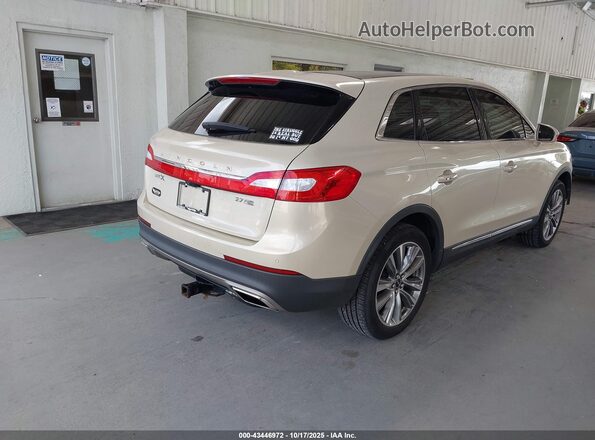 2LMTJ8LP8GBL52043 2016 LINCOLN MKX White Tył prawy