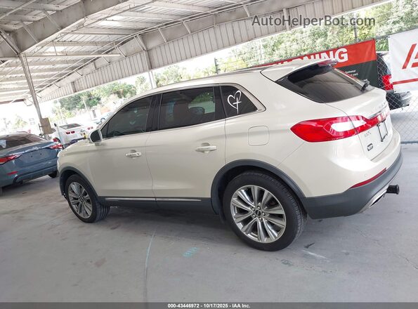 2LMTJ8LP8GBL52043 2016 LINCOLN MKX White Widok wnętrza 360 stopni