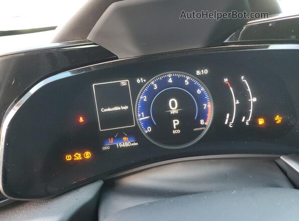 2T2ADCAZ1RC012440 2024 LEXUS NX Gray ხელსაწყოთა პანელის ხედი
