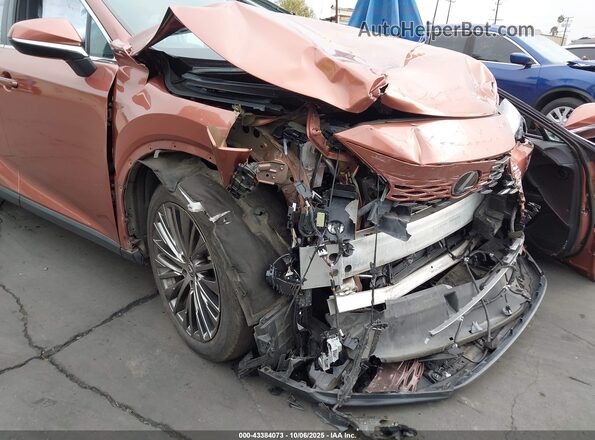 2T2BBMCA0PC007668 2023 LEXUS RX 350H Коричневый Вид спереди