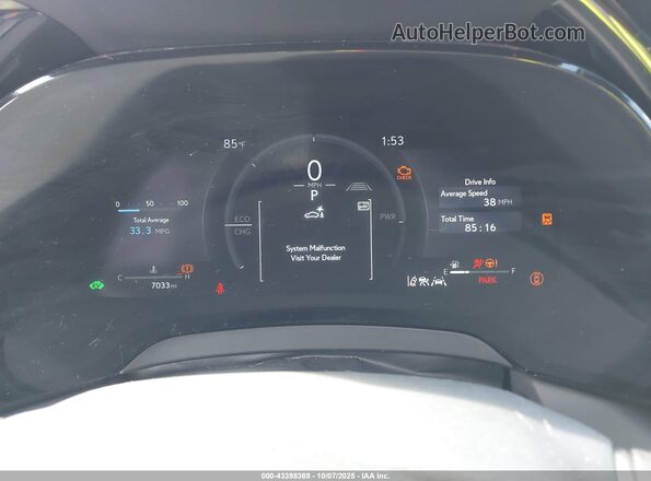 2T2BBMCA7SC089245 2025 LEXUS RX 350H Серебряный Вид задних сидений