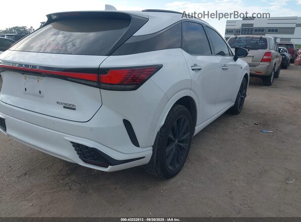 2T2BCMEA5RC012782 2024 LEXUS RX 500H White Trasero derecho