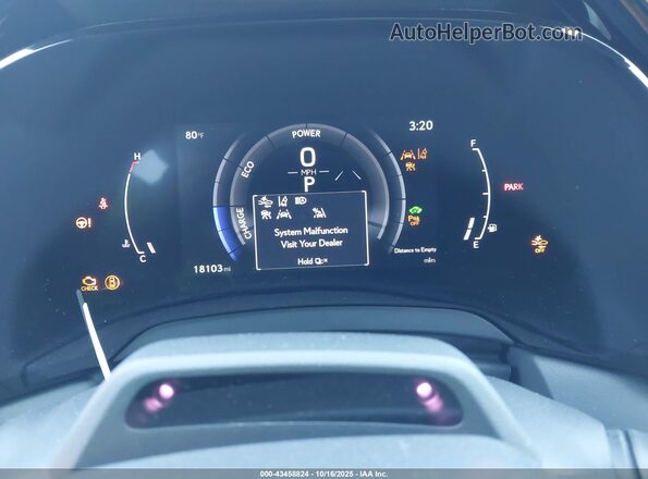 2T2BCMEA7RC017384 2024 LEXUS RX 500H Gray Vista de los asientos traseros