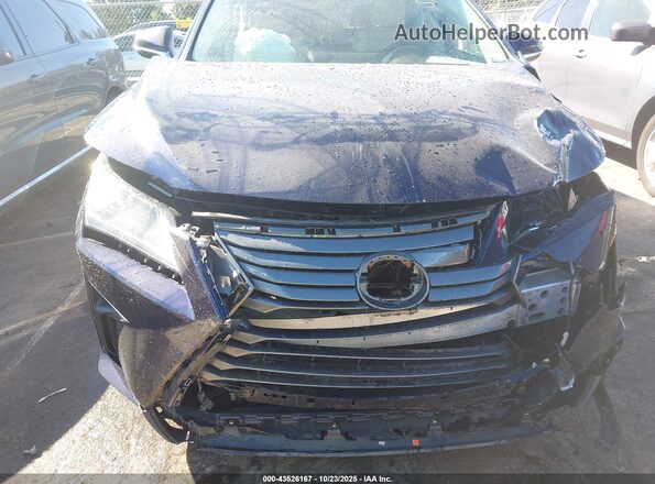 2T2BGMCA0GC001676 2016 LEXUS RX 450H Blue 