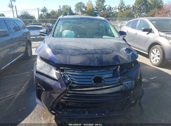 2T2BGMCA0GC001676 2016 LEXUS RX 450H Blue 