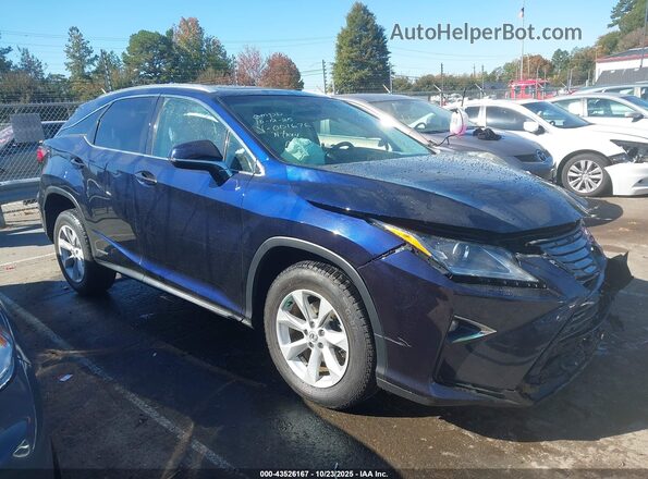 2T2BGMCA0GC001676 2016 LEXUS RX 450H Blue 