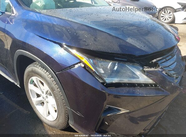 2T2BGMCA0GC001676 2016 LEXUS RX 450H Blue 