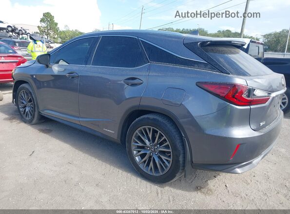 2T2BGMCA0KC029907 2019 LEXUS RX 450H Gray 