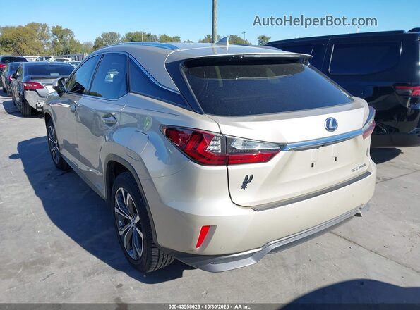 2T2BGMCA3JC024750 2018 LEXUS RX 450H Коричневый Задняя левая четверть