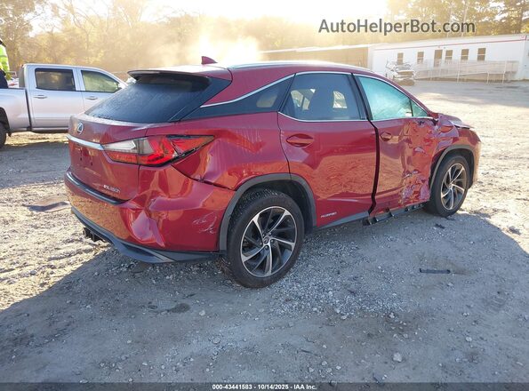 2T2BGMCA4JC022764 2018 LEXUS RX 450H Red Tył prawy