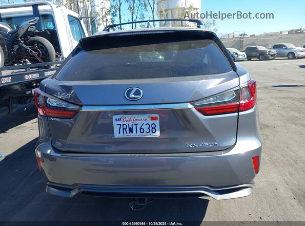2T2BGMCA5GC004217 2016 LEXUS RX 450H Серый 