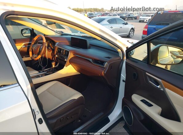 2T2BGMCA9HC016324 2017 LEXUS RX 450H Cream Вид салону спереду