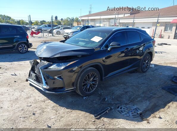 2T2BZMCA0GC042125 2016 LEXUS RX 350 Black Передня ліва чверть