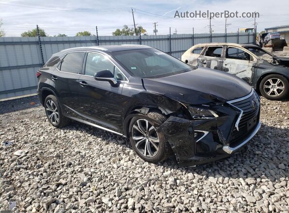 2T2BZMCA4JC151047 2018 LEXUS RX Черный Передняя правая четверть
