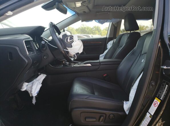 2T2BZMCA4JC151047 2018 LEXUS RX Черный Вид салона спереди