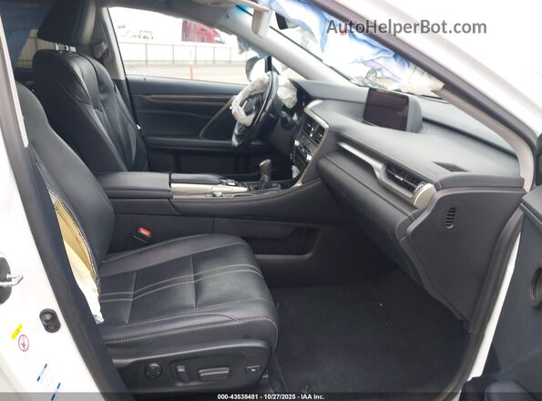 2T2BZMCA4JC157009 2018 LEXUS RX 350 White Widok wnętrza z przodu