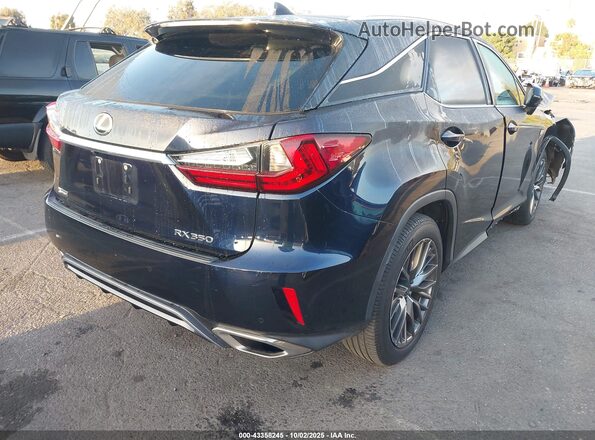 2T2BZMCA8KC211414 2019 LEXUS RX 350 Dark Blue Задня права чверть