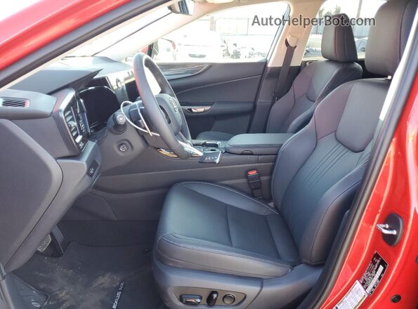 2T2GDCAZ5SC030150 2025 LEXUS NX Red Widok wnętrza z przodu
