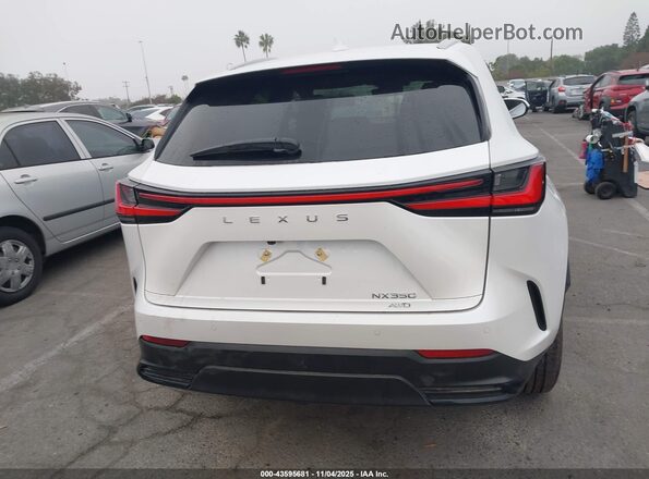 2T2GGCEZ2SC079582 2025 LEXUS NX 350 White 