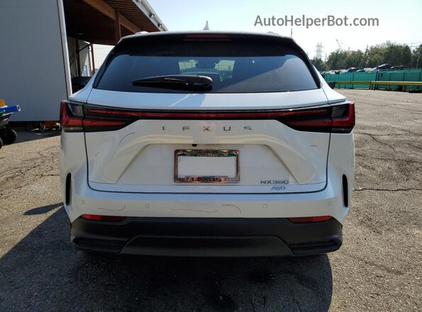 2T2GGCEZ8SC092224 2025 LEXUS NX White Вид ззаду