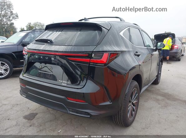 2T2GKCEZ4SC054553 2025 LEXUS NX 350H Black Հետևի աջ
