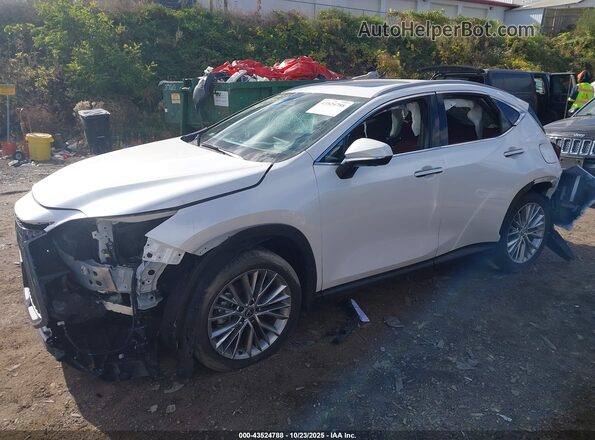 2T2GKCEZ9SC034153 2025 LEXUS NX 350H White წინა მარცხენა ხედი სამი მეოთხედიდან