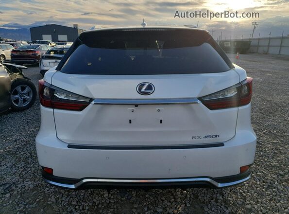 2T2HGMDA0NC073726 2022 LEXUS RX White Rear view