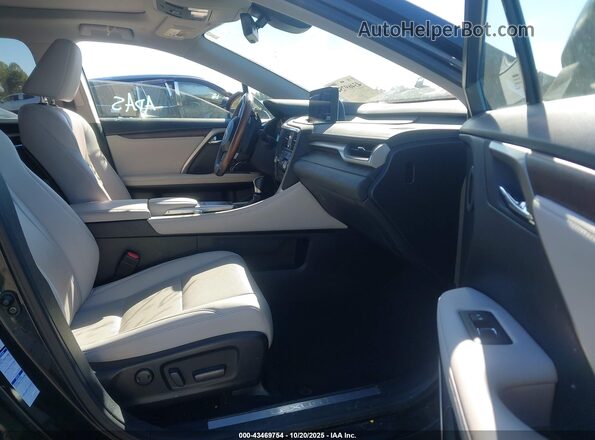 2T2HGMDA1LC043616 2020 LEXUS RX 450H Черный Вид салона спереди