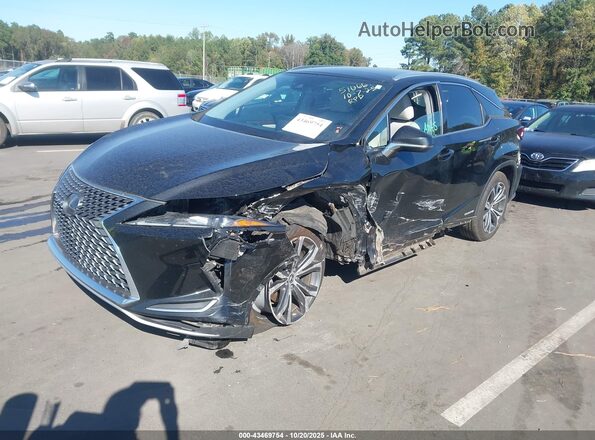 2T2HGMDA1LC043616 2020 LEXUS RX 450H Черный Передняя левая четверть
