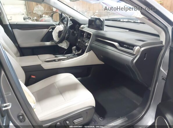2T2HGMDA1LC050856 2020 LEXUS RX 450H Серый Вид салона спереди
