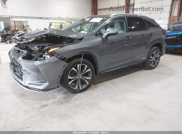 2T2HGMDA1LC050856 2020 LEXUS RX 450H Серый Передняя левая четверть