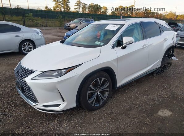 2T2HGMDA3LC049028 2020 LEXUS RX 450H Белый Передняя левая четверть