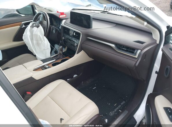 2T2HGMDA3LC049028 2020 LEXUS RX 450H Белый Вид салона спереди
