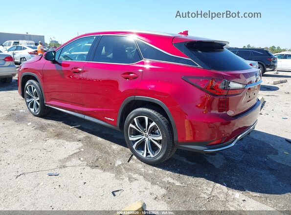 2T2HGMDA8NC091701 2022 LEXUS RX 450H Красный Задняя левая четверть