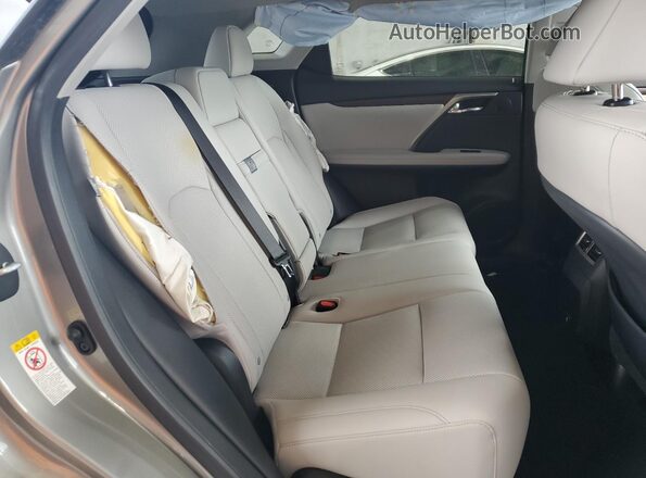 2T2HZMAA0LC158528 2020 LEXUS RX Gray Rear interior view