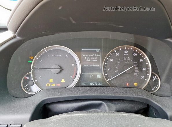 2T2HZMAA1MC210220 2021 LEXUS RX Белый Вид щитка приборов